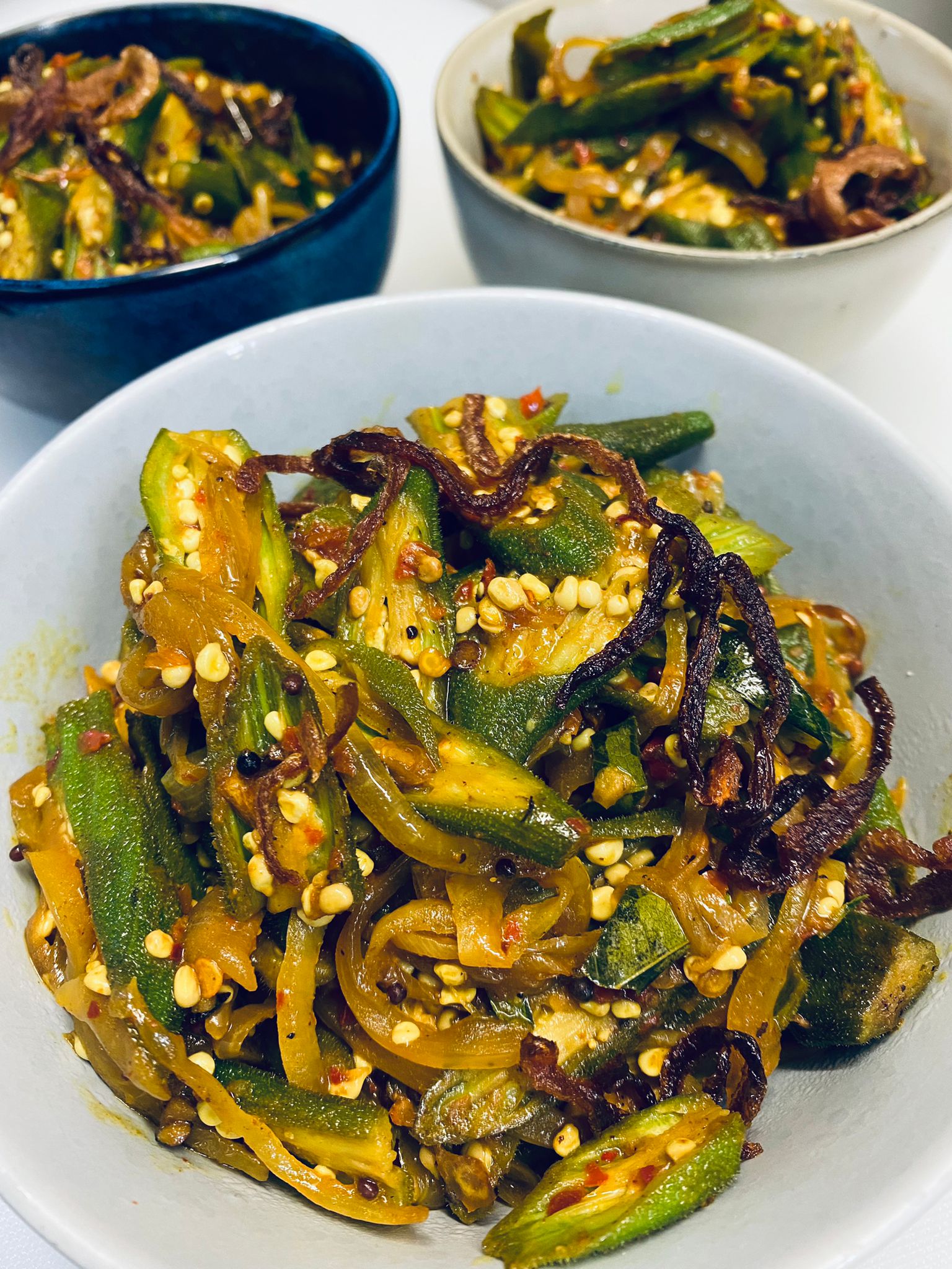 Tempered Okra Lankan Style Kandy By Sri Lankan Bites Glebe